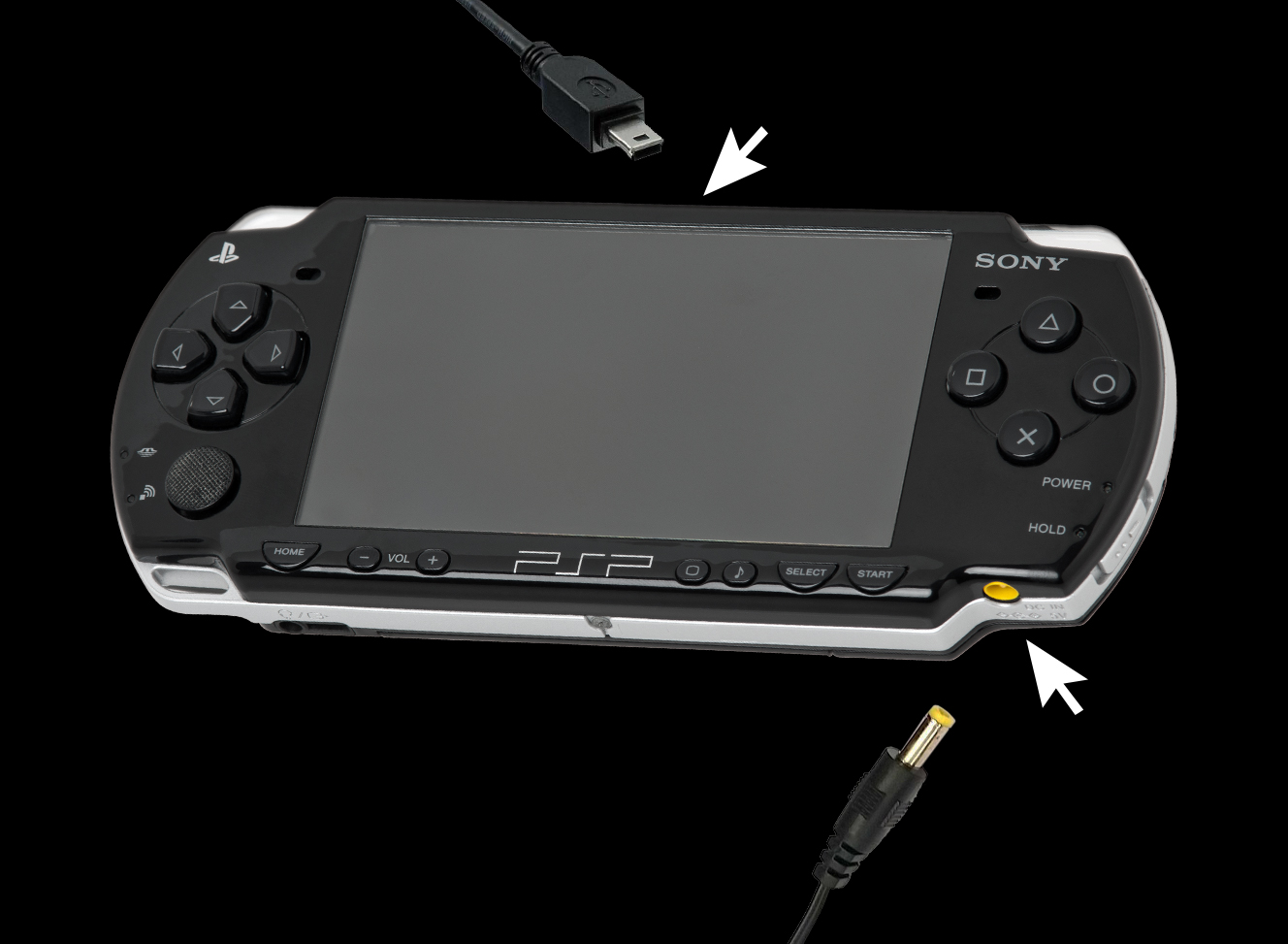 psp usb cable two