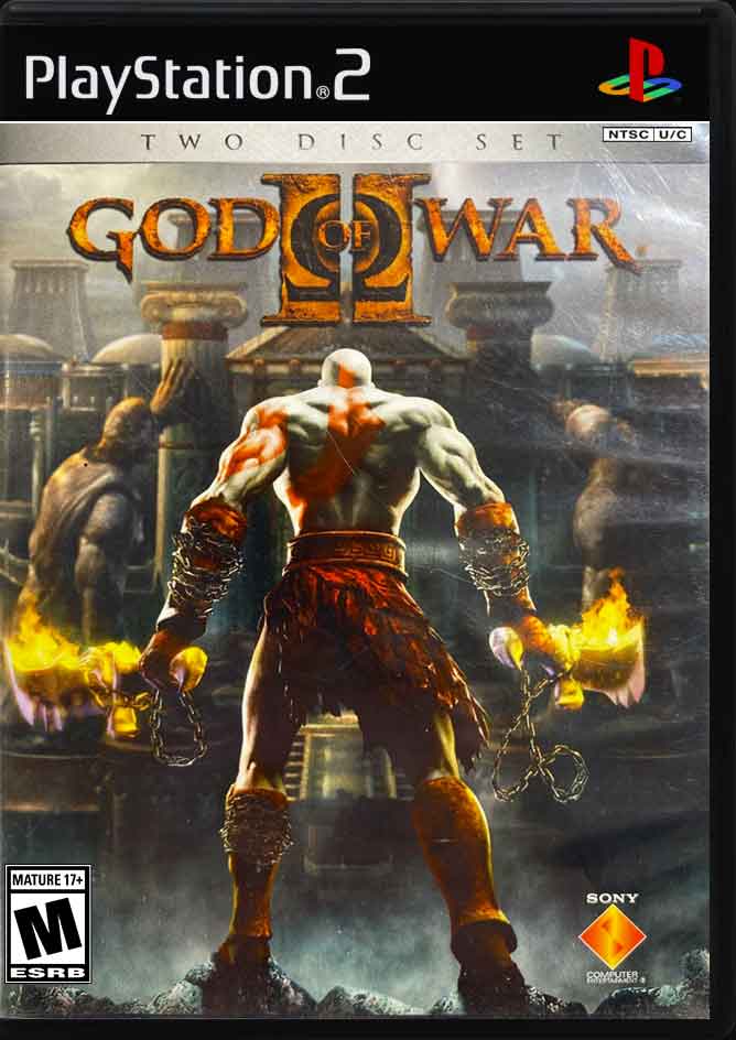 

God of War II PS2 Case

