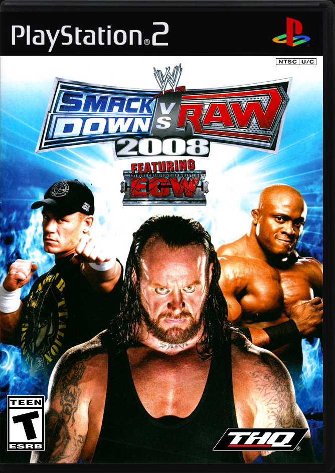 

WWE SmackDown vs Raw 2008 PS2 Case

