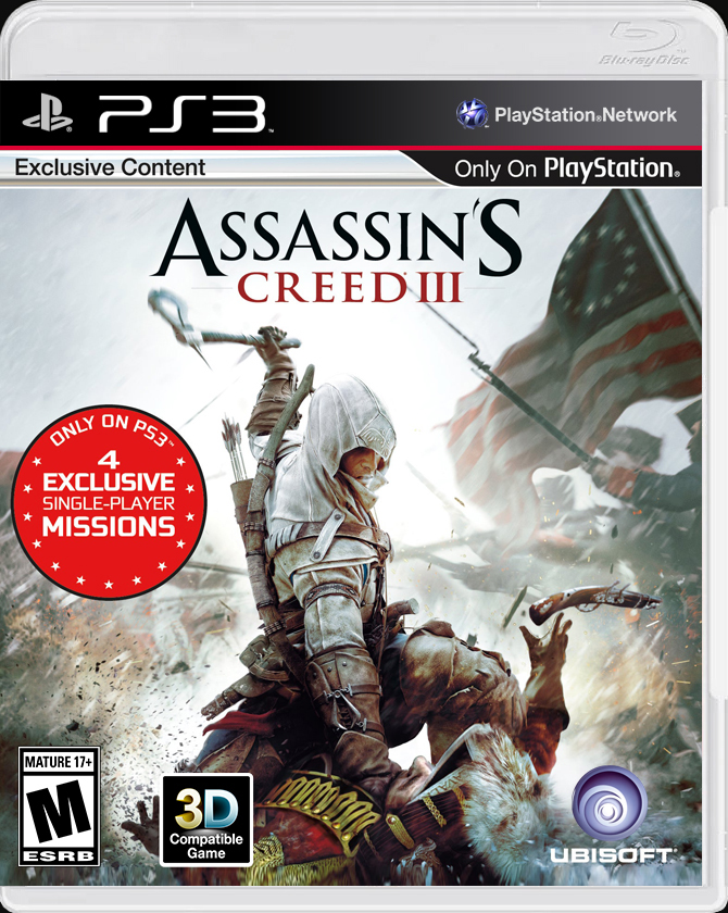 

Assassins Creed III PS3 Case

