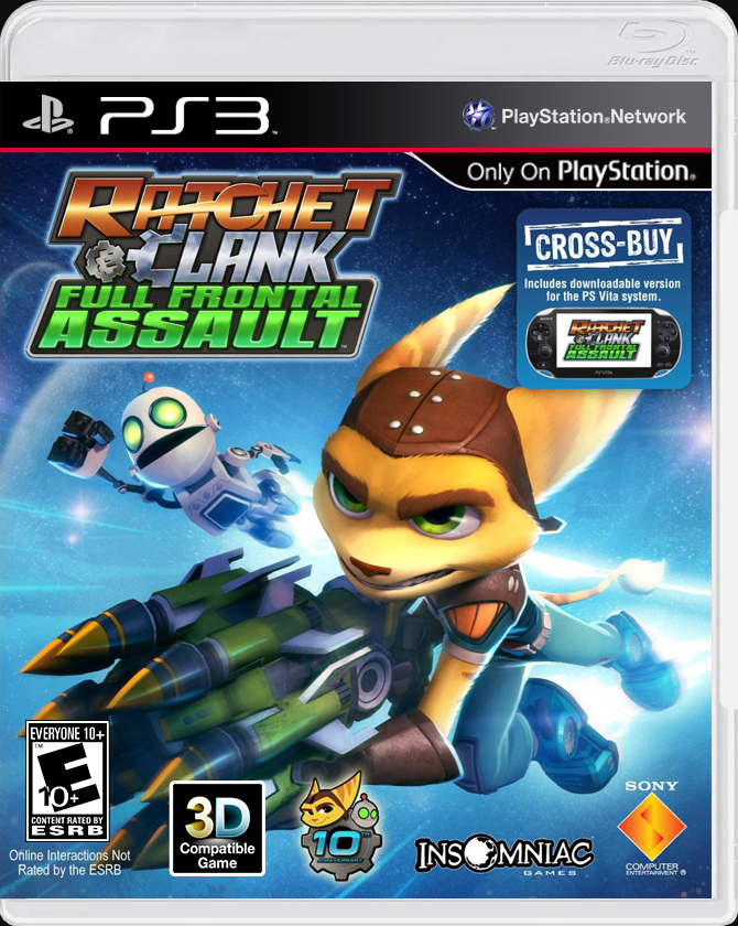 

Ratchet & Clank Full Frontal Assault PS3 Case

