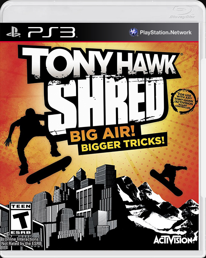 

Tony Hawk Shred PS3 Case

