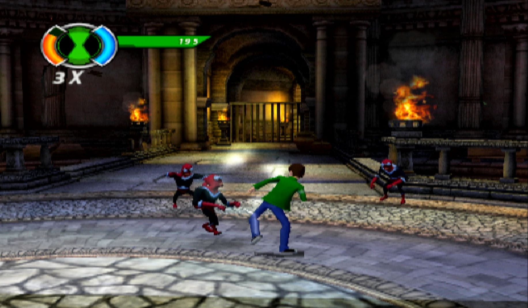 Ben 10 Ultimate Alien Cosmic Destruction PS2 ben fights