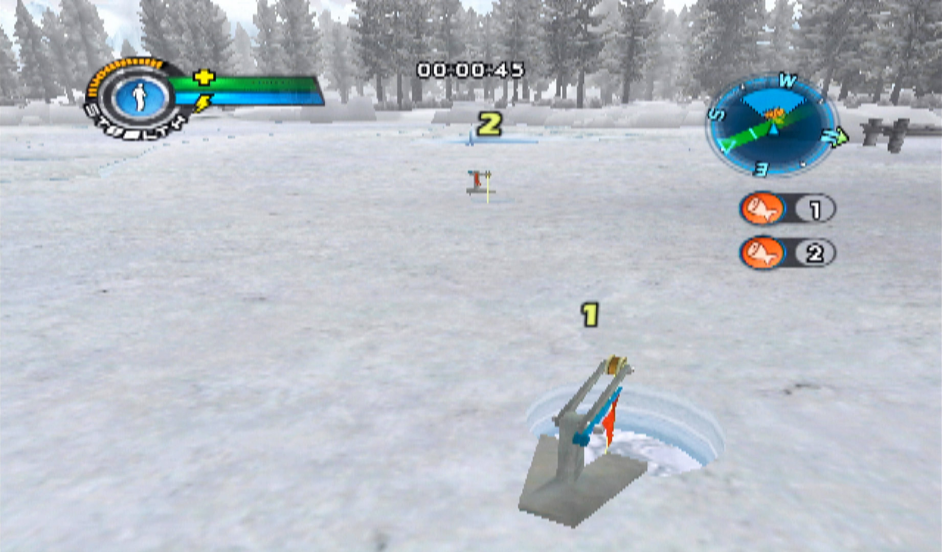 Cabela's Alaskan Adventures PS2 ice fishing