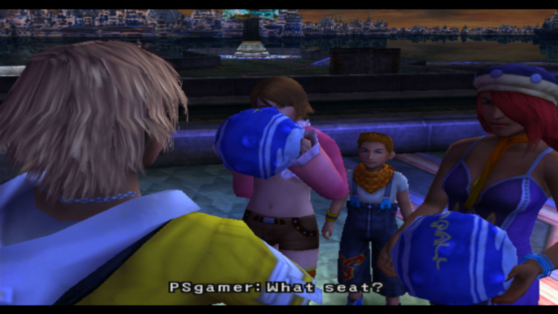 Final Fantasy X PS2 blitzball girls fans