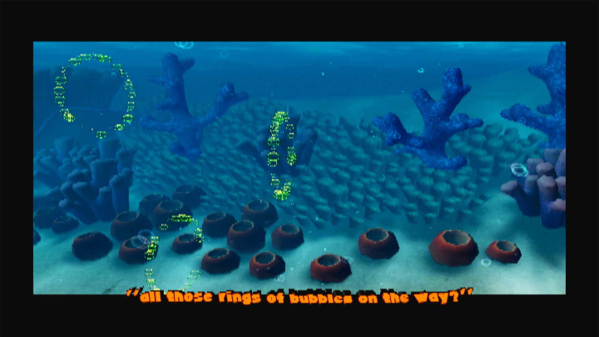 Finding Nemo PS2 green bubbles
