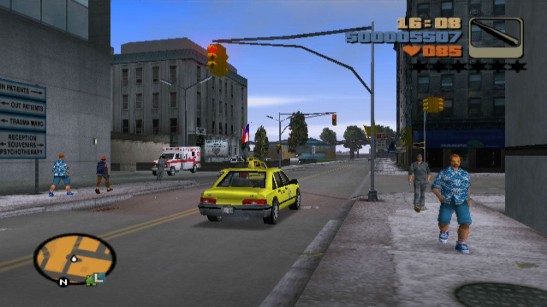 Grand Theft Auto III PS2 First Person View