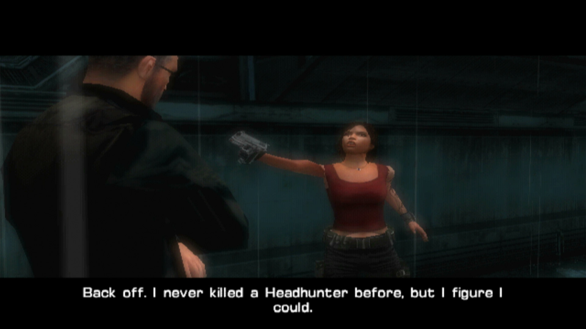 Headhunter Redemption PS2 cutscene leeza