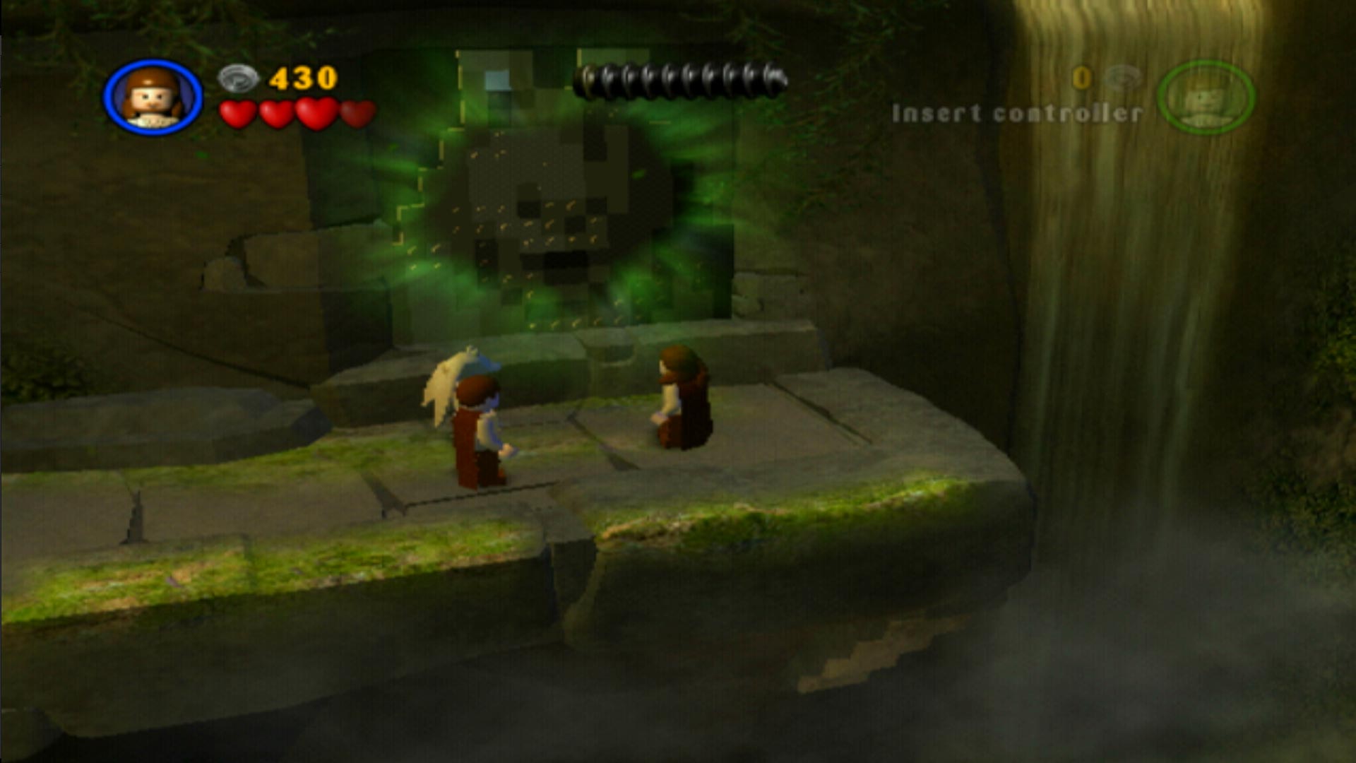Lego Star Wars The Video Game PS2 temple door