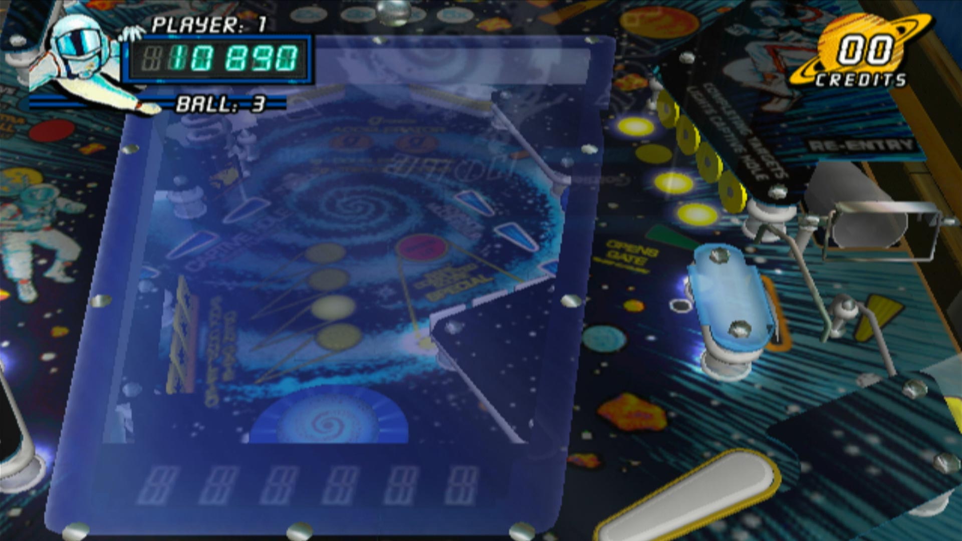 Pinball Hall of Fame The Gottlieb Collection PS2 black hole screenshot