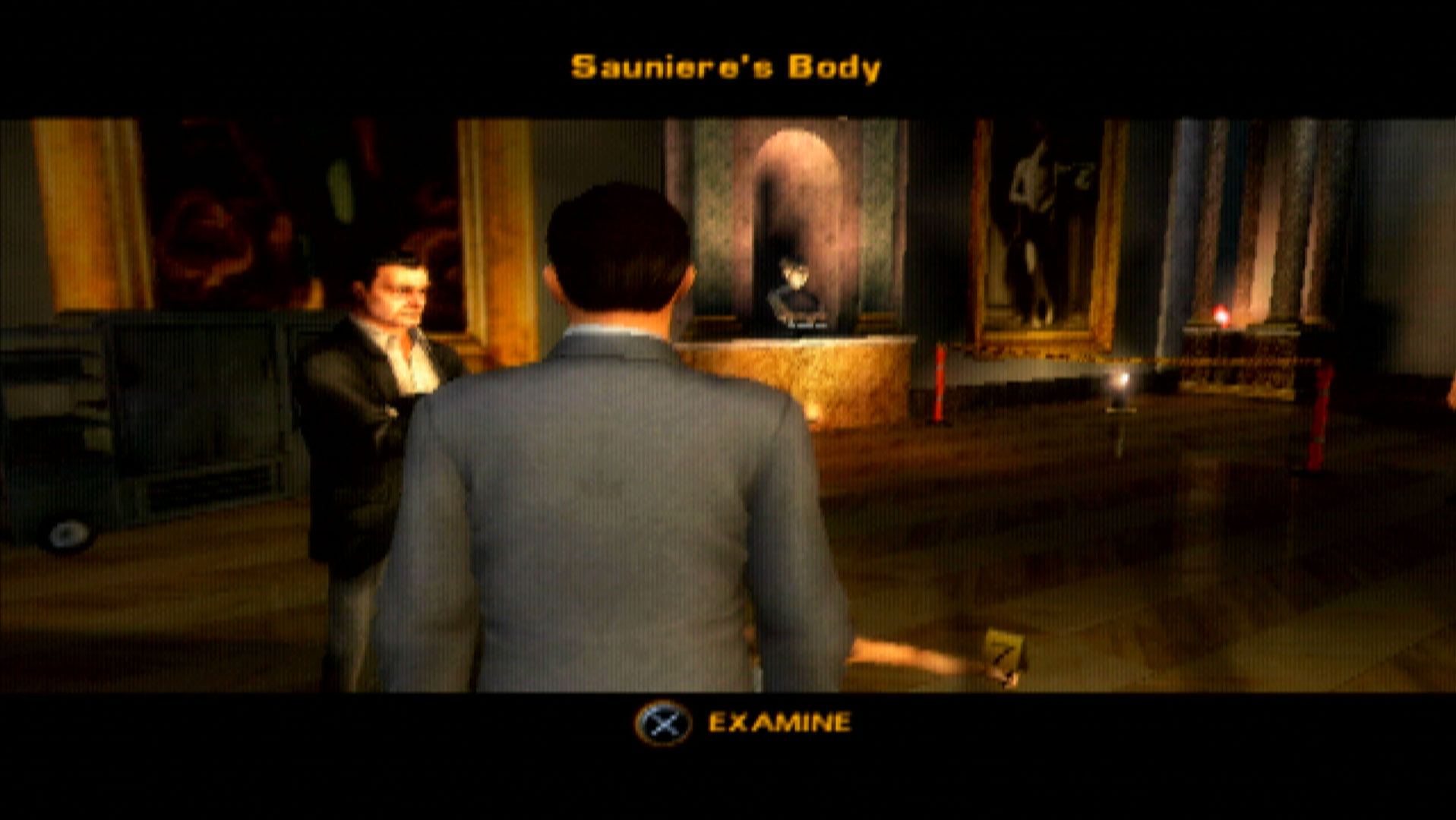The Da Vinci Code PS2 investigating