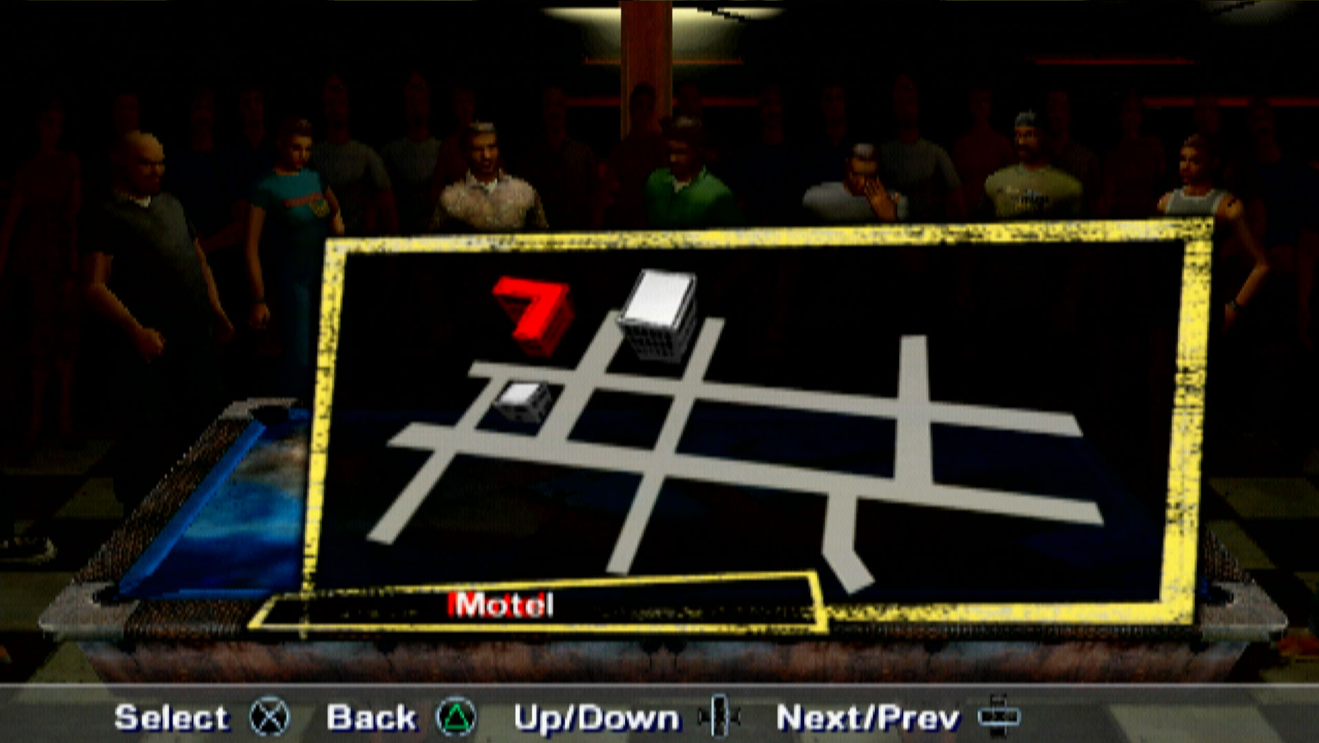 The Hustle Detroit Streets PS2 map