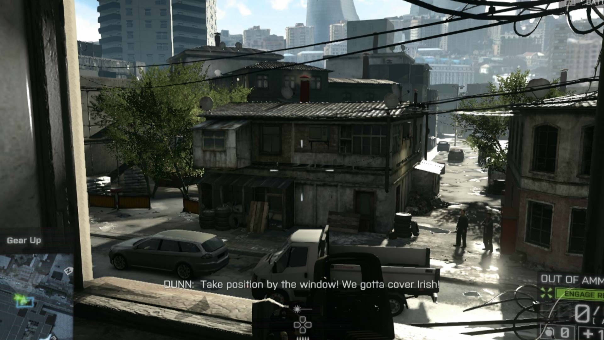 Battlefield 4 PS3 window position city