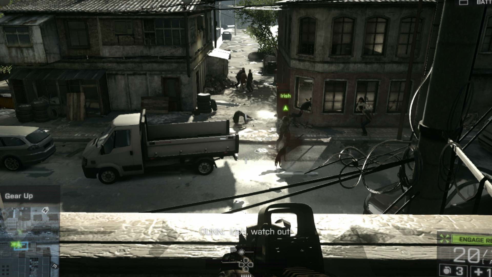 Battlefield 4 PS3 street Irish dog attack