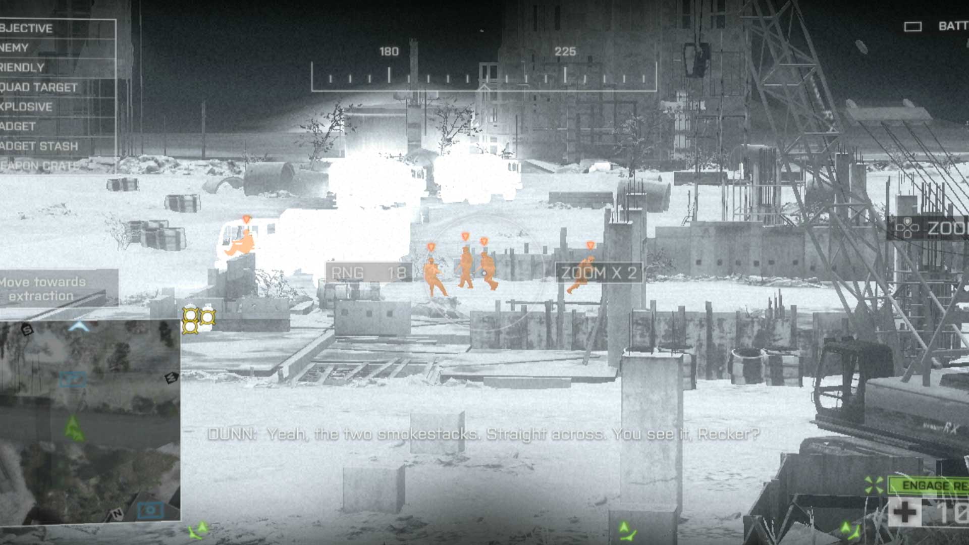Battlefield 4 PS3 binocular view