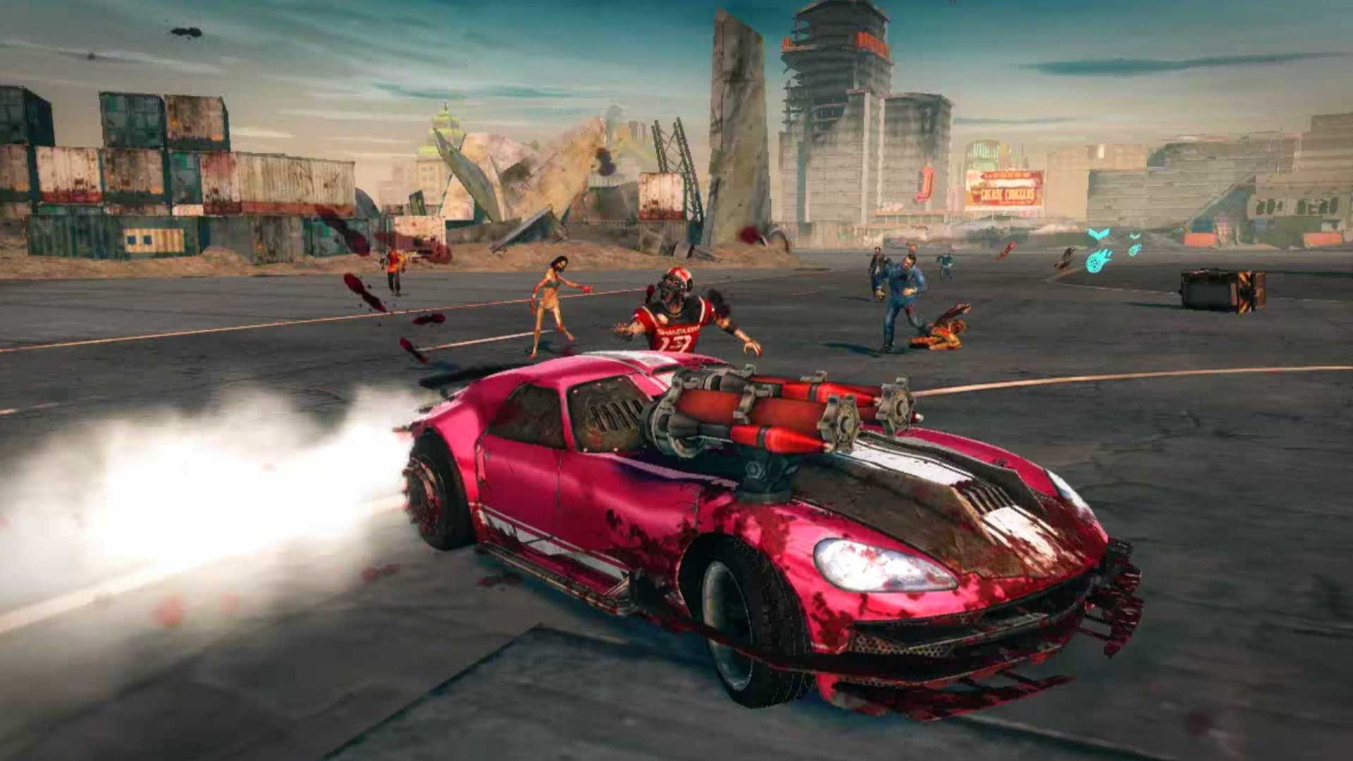 Blood Drive PS3 Grave Dancer vehicle front view