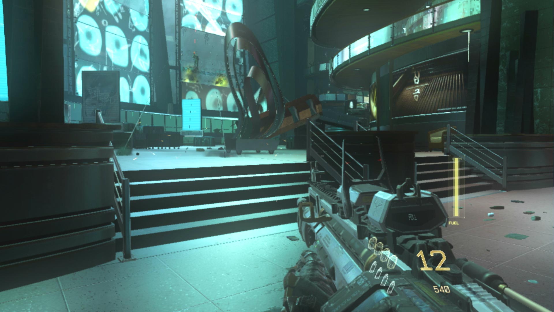 Call of Duty Advanced Warfare PS3 inside building gameplay