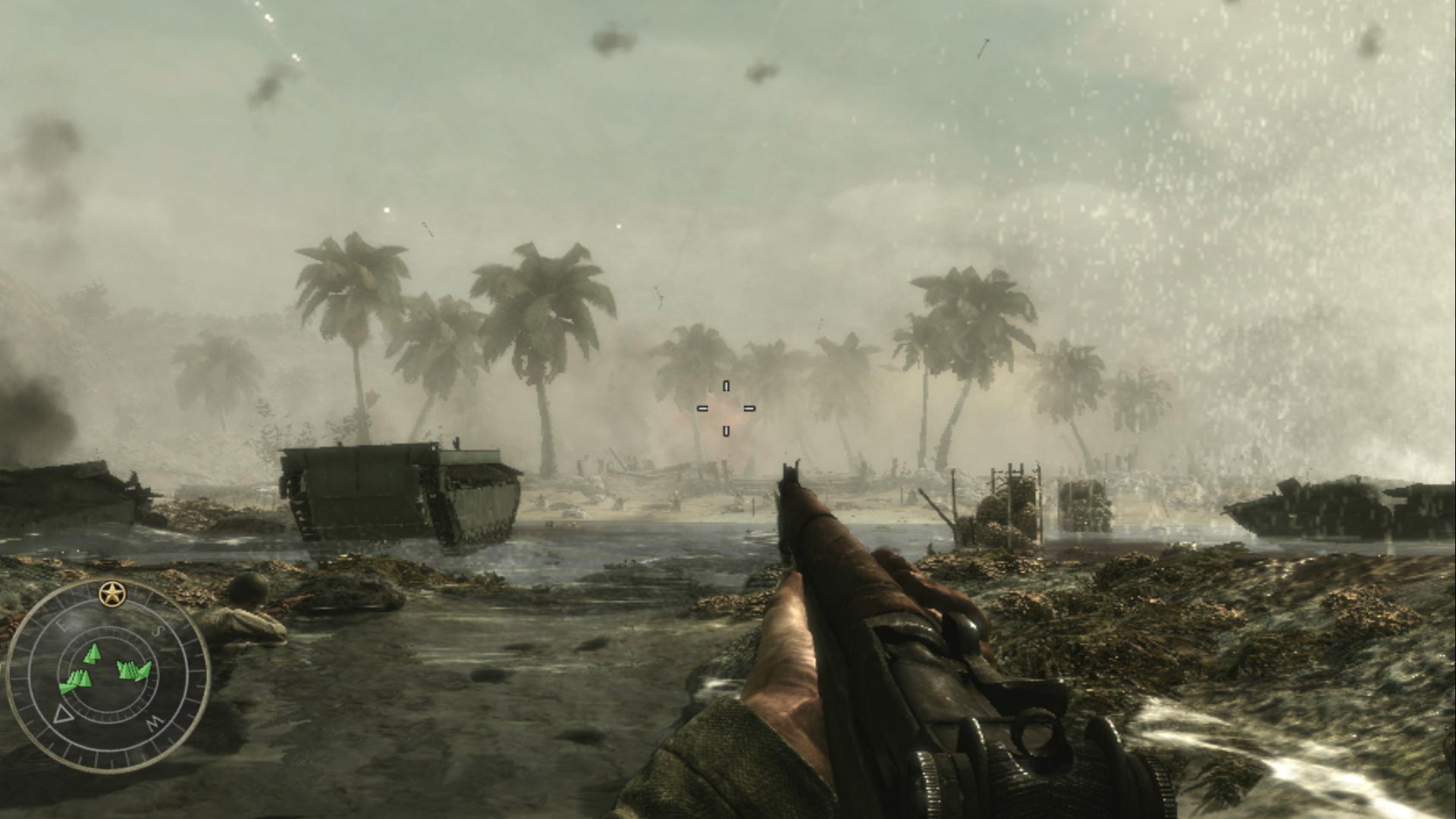 Call of Duty World at War PS3 japanese beach battle