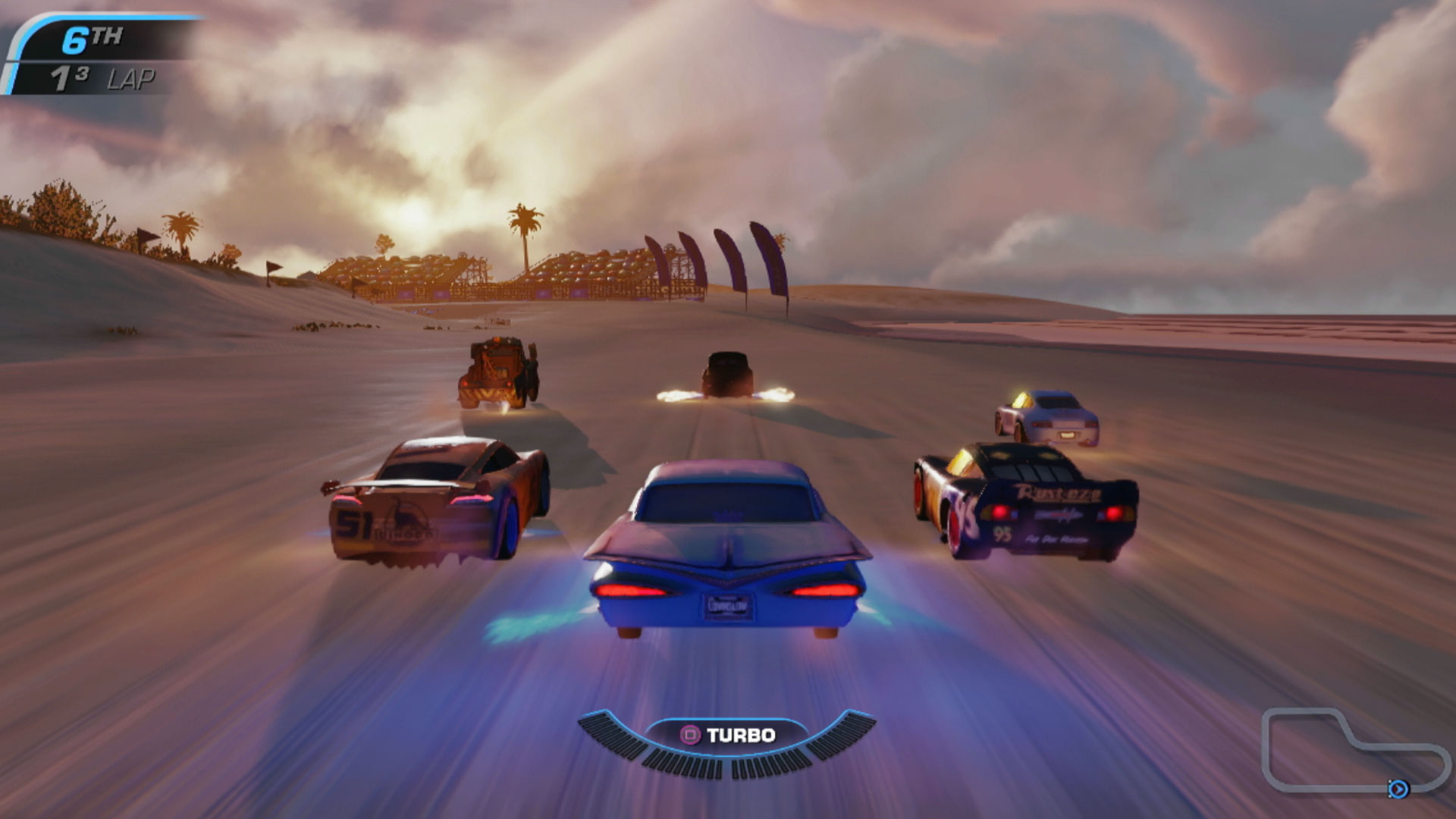 Cars 3 Driven to Win PS3 Ramone turbo boosters blue
