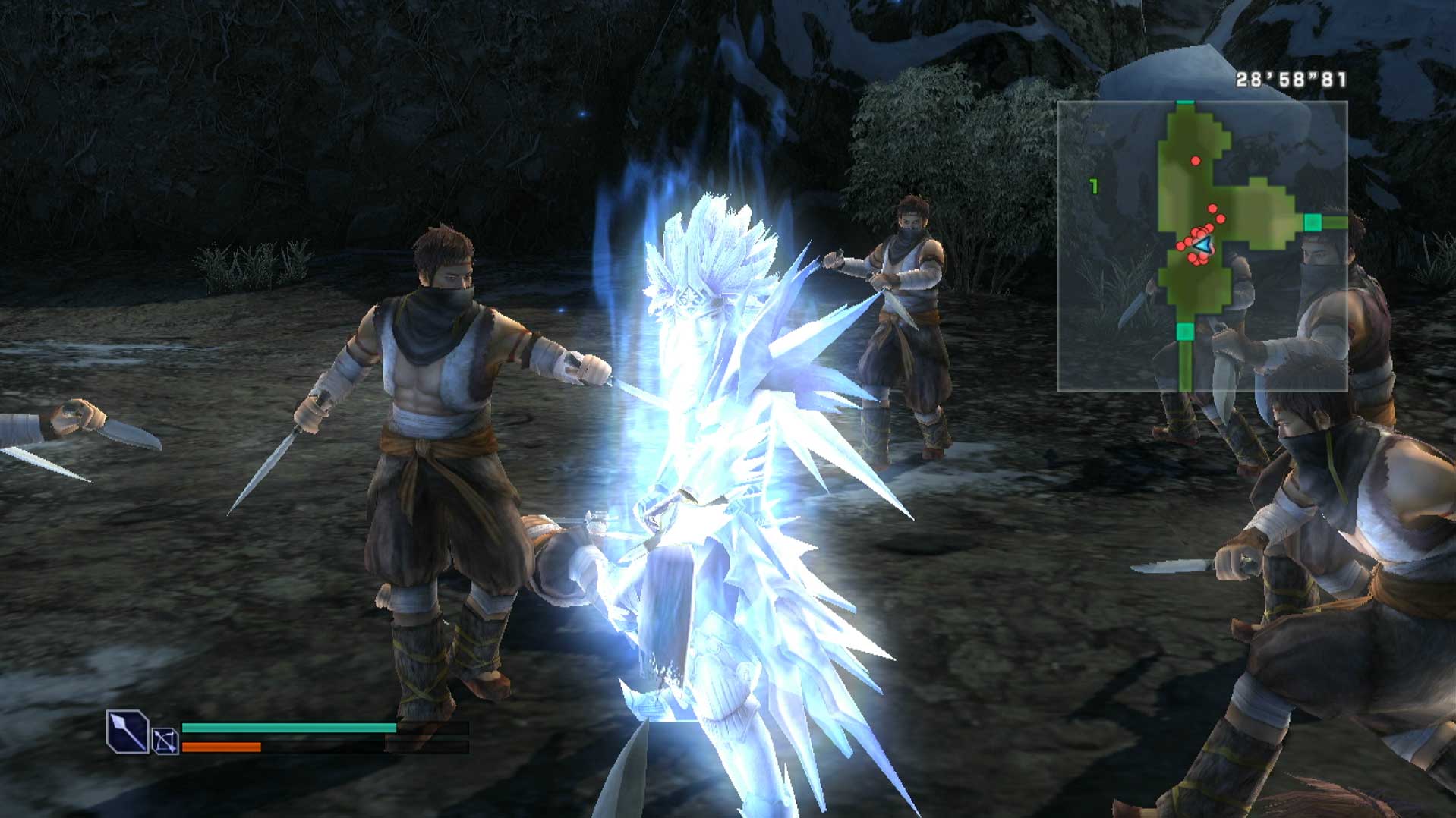 Dynasty Warriors Strikeforce PS3 main character blue glowing