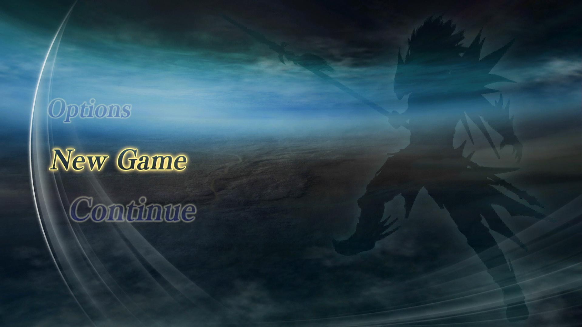 Dynasty Warriors Strikeforce PS3 game main menu screen