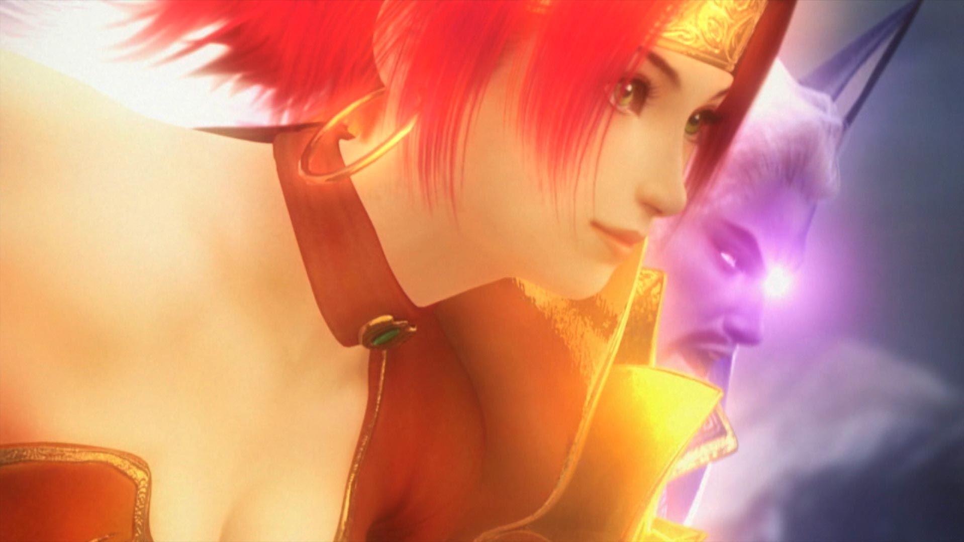 Dynasty Warriors Strikeforce PS3 cutscene women man glows