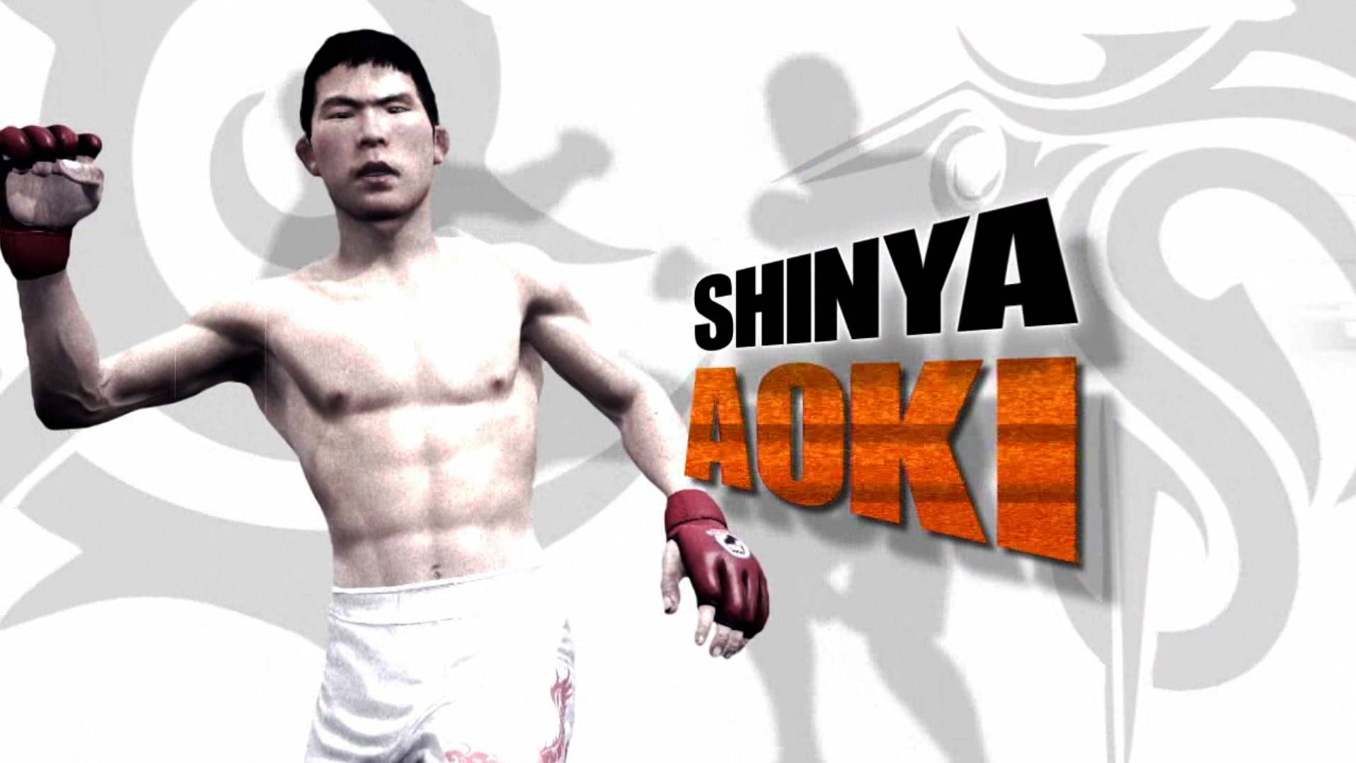 EA Sports MMA PS3 character shinya aoki