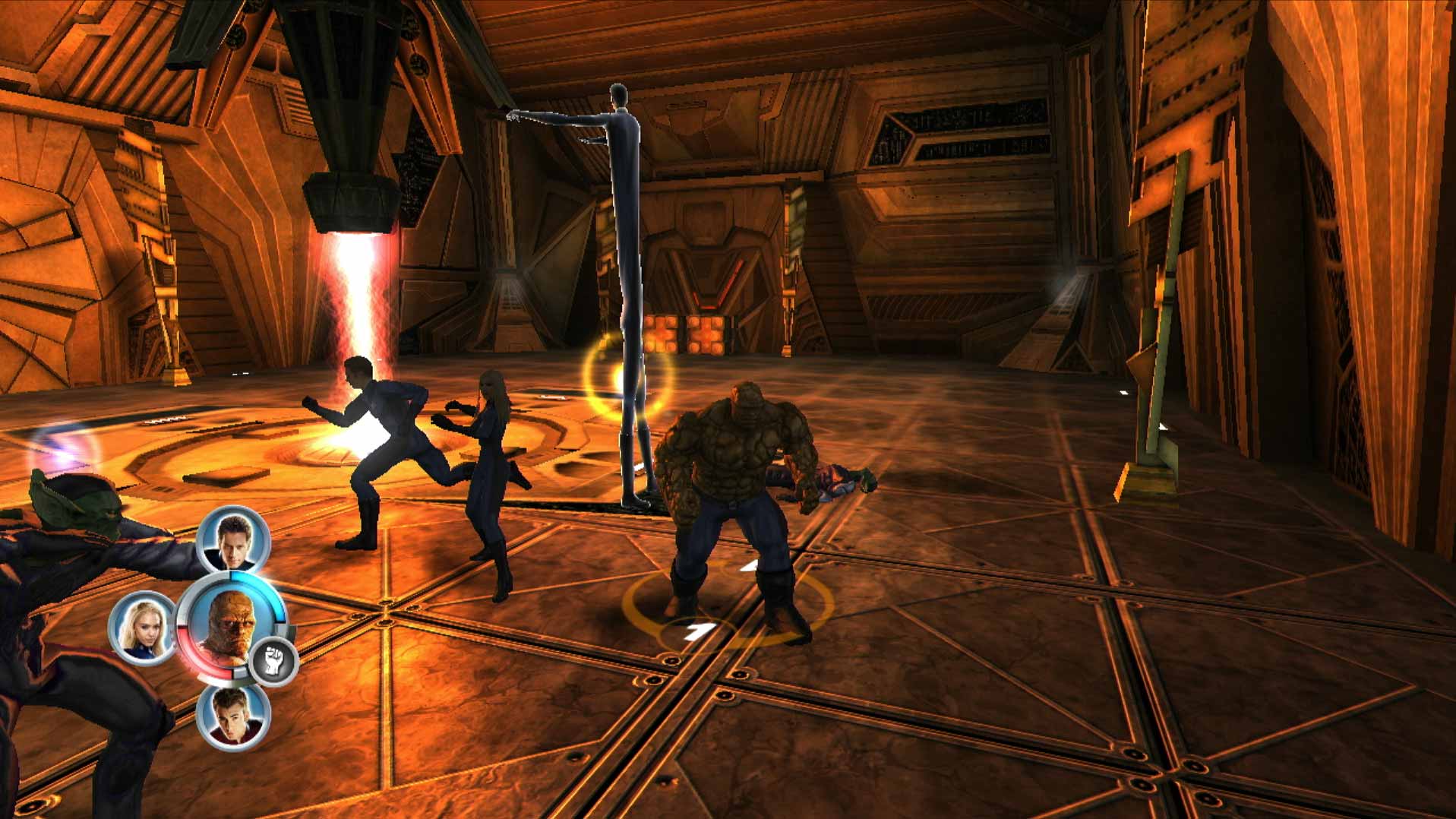 Fantastic Four Rise of the Silver Surfer PS3 gameplay sceenshot combat