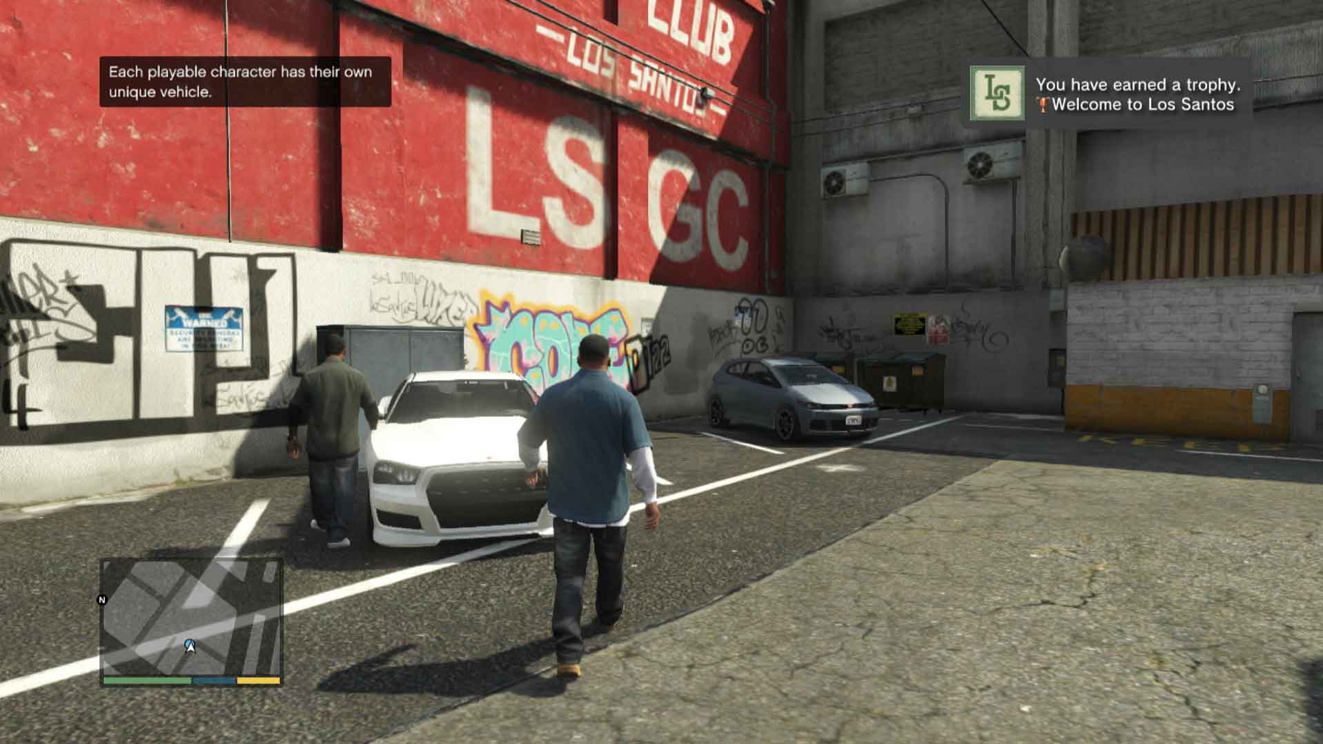 Grand Theft Auto V PS3 welcome to los santos trophy