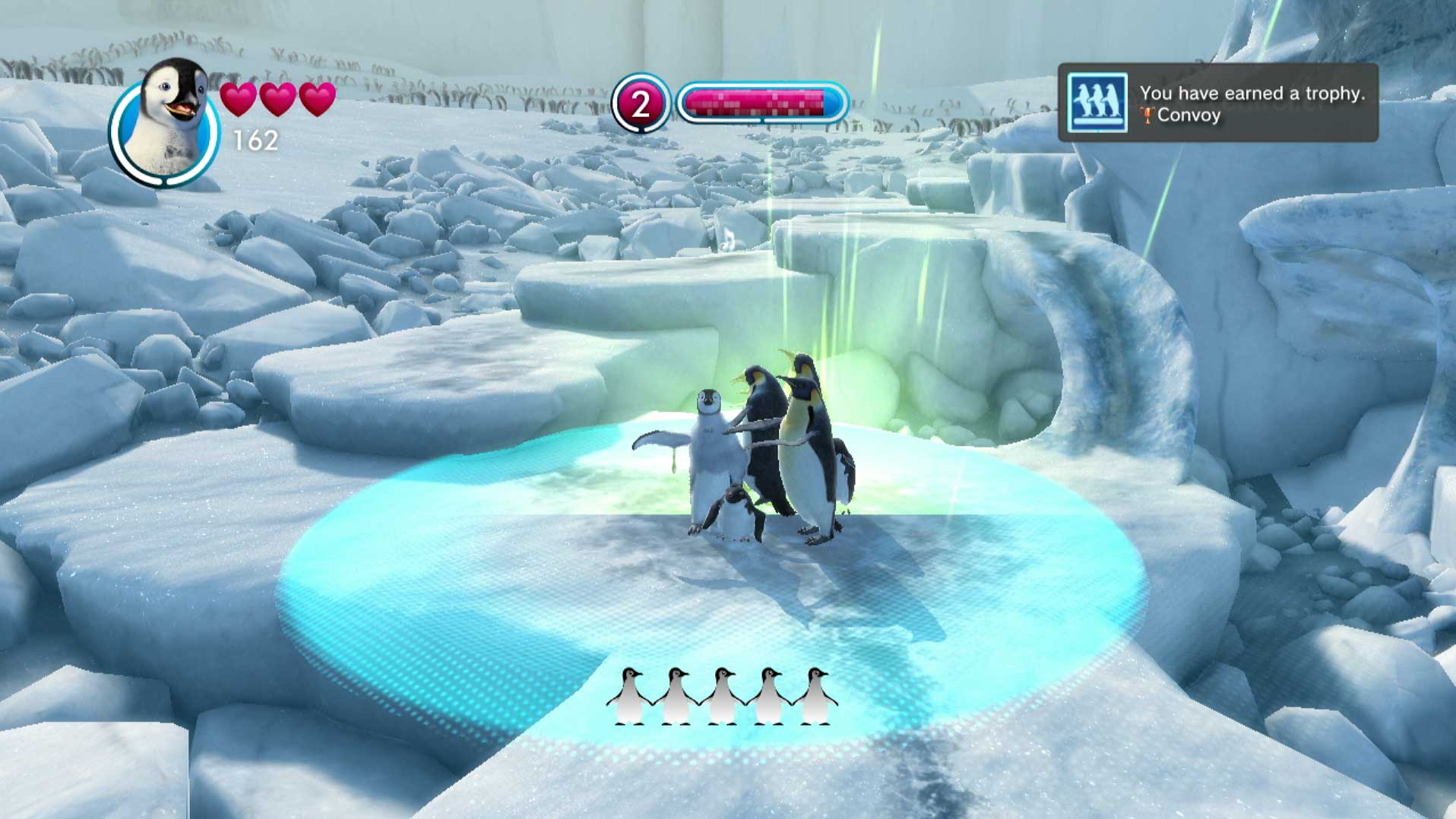 Happy Feet Two PS3 earned trophy convoy