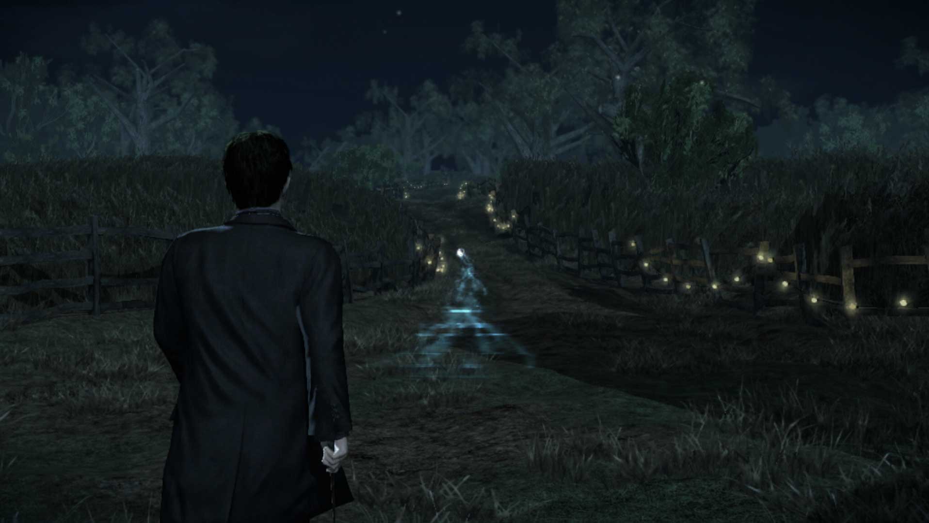 Harry Potter Deathly Hallows Part I PS3 mission trail glowing