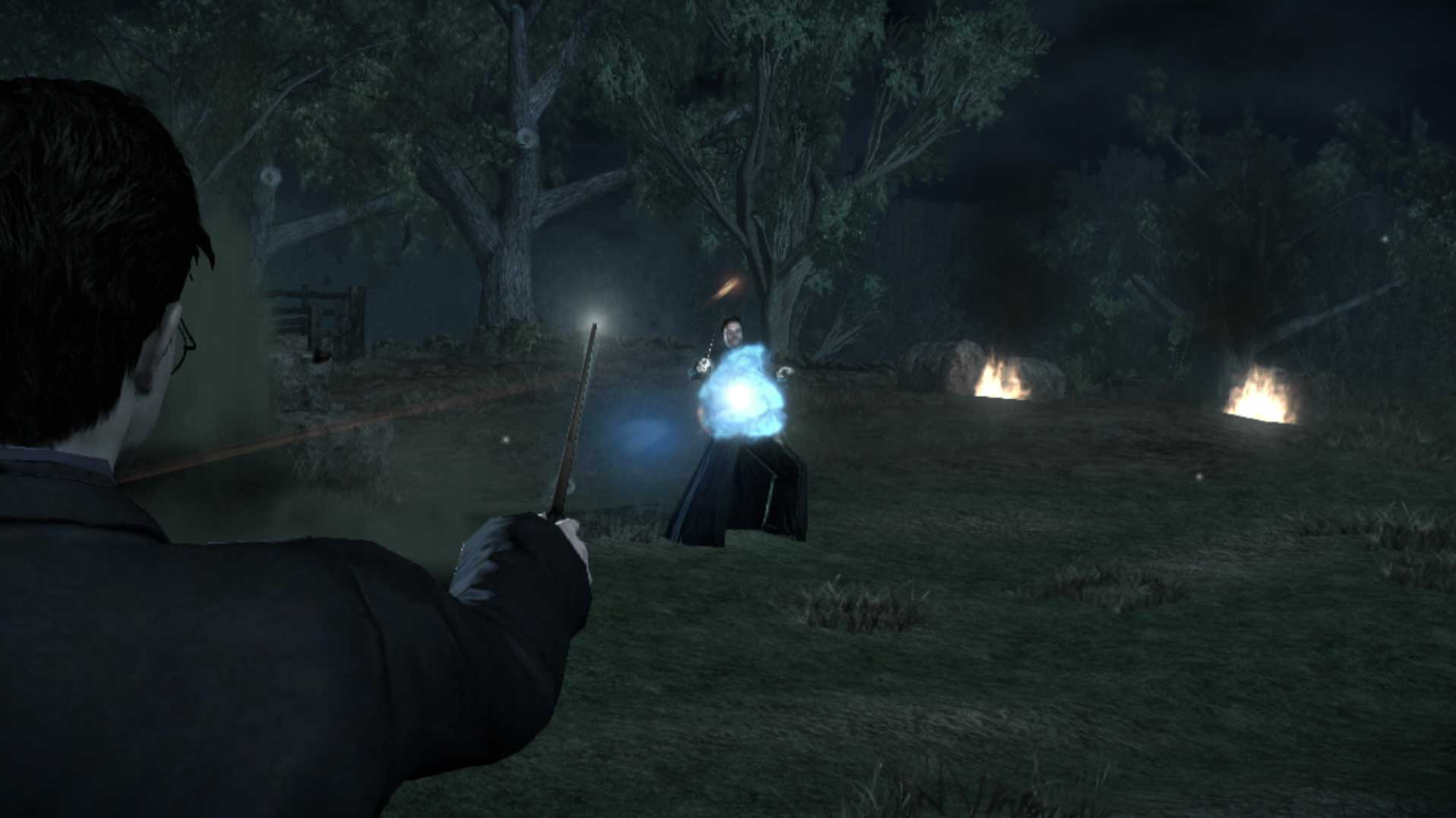 Harry Potter Deathly Hallows Part I PS3 protection spell wand gameplay