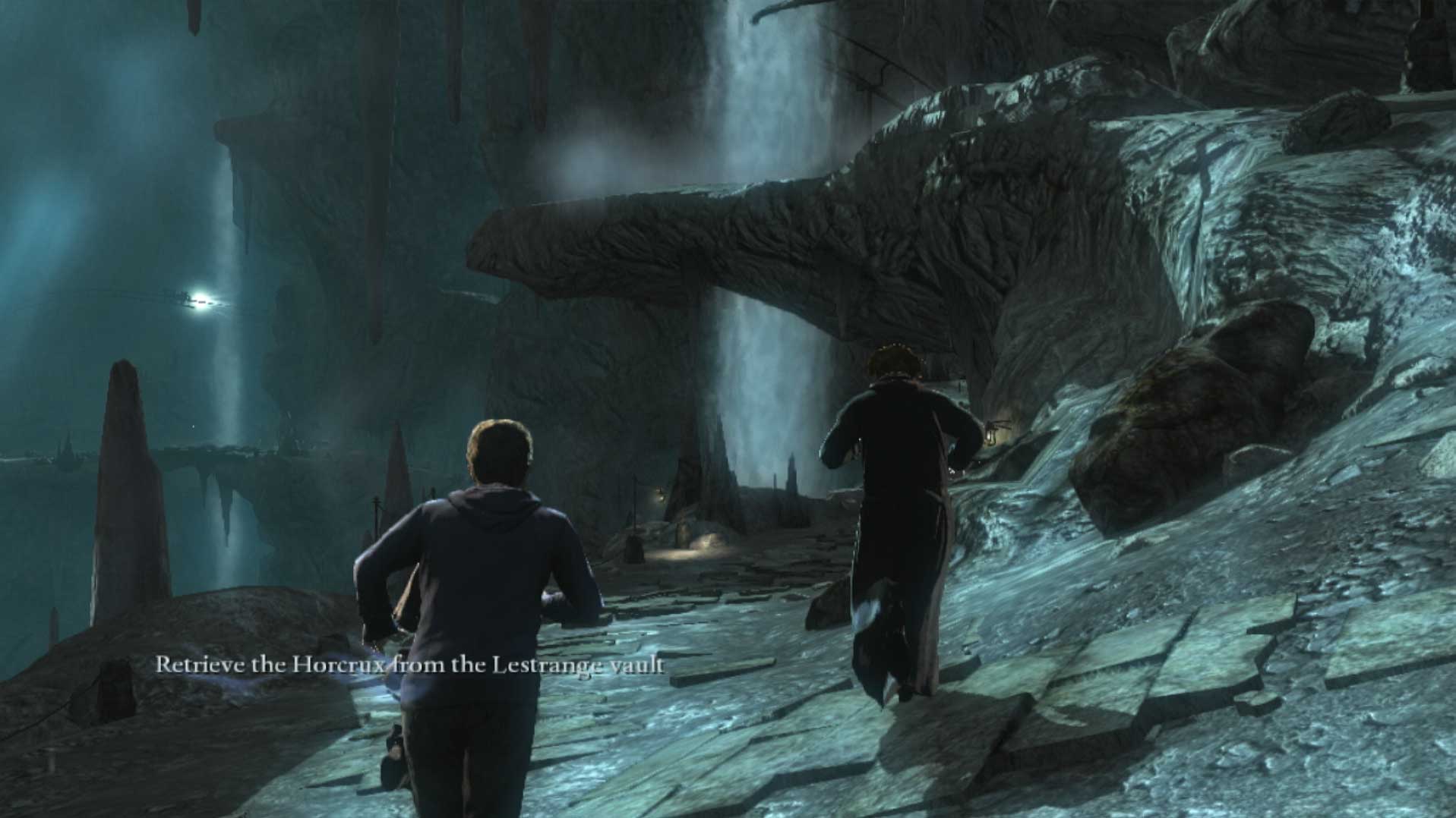 Harry Potter Deathly Hallows Part 2 PS3 gameplay underground gringotts vault