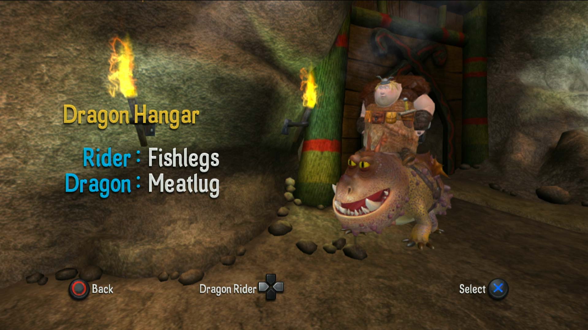 How To Train Your Dragon 2 PS3 hanger fishlegs meatlug