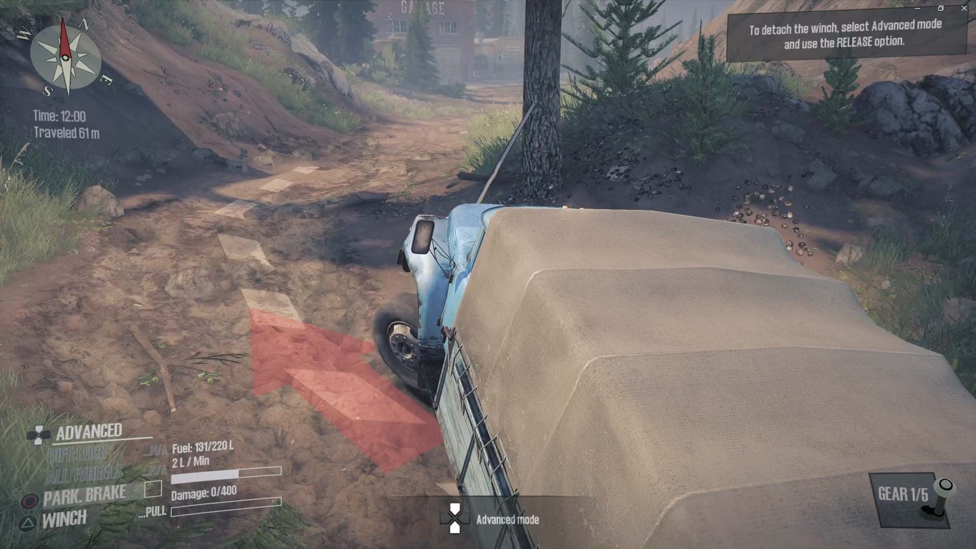 MudRunner American Wilds Edition PS4 tutorial gameplay